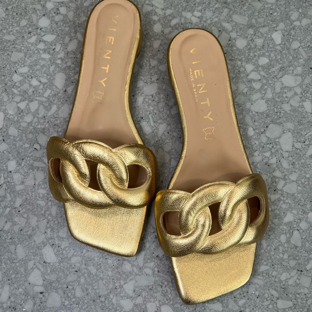 Gold Chain Women's Sandals